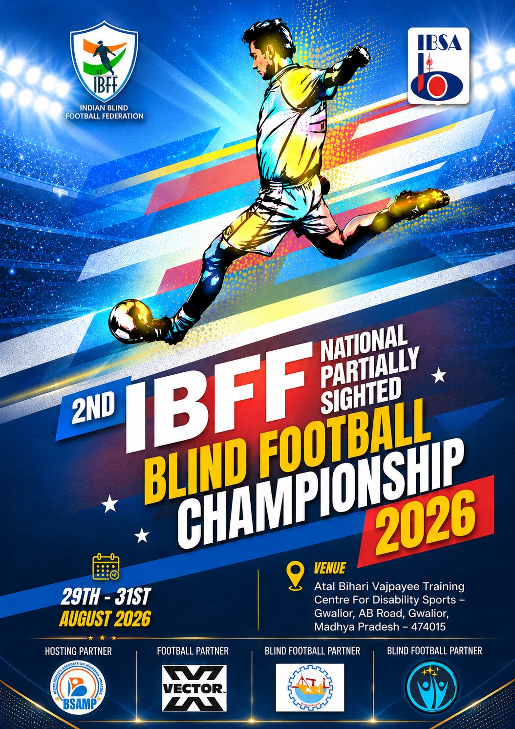 Women/ Men's Blind Football Team for the IBSA Asian Championships