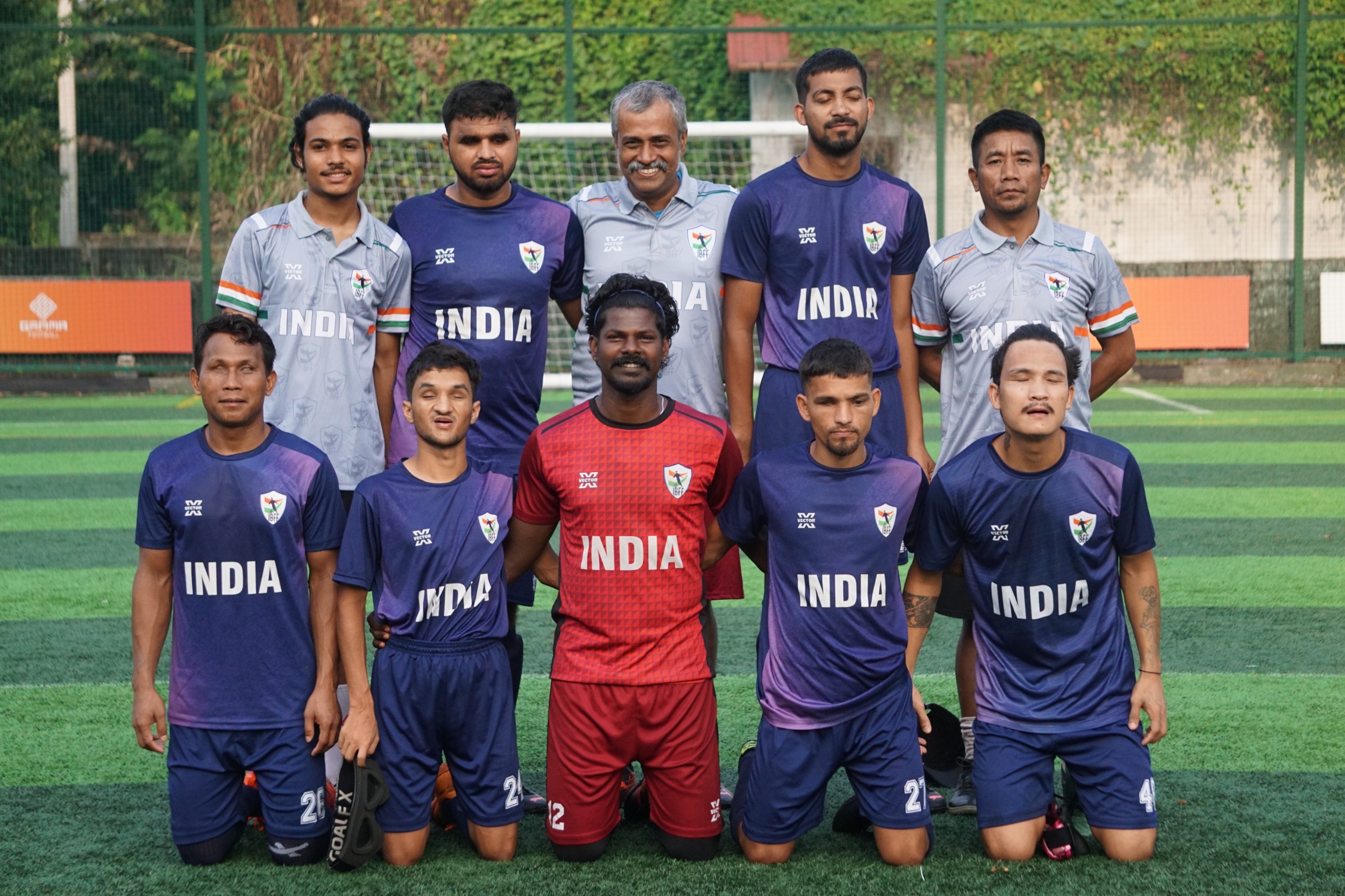Women/ Men's Blind Football Team for the IBSA Asian Championships