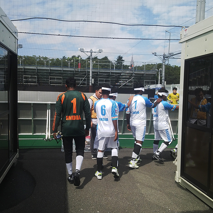 team india going for match- Asian Blind Football Championships ,Tokyo