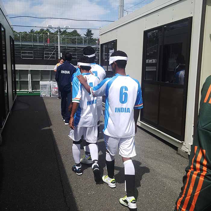 team india going for match- Asian Blind Football Championships ,Tokyo