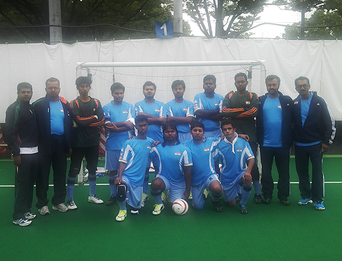 Team india with officials