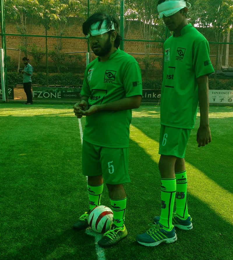 Team with football