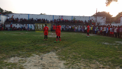 Match with lot of audience at Kolkatta