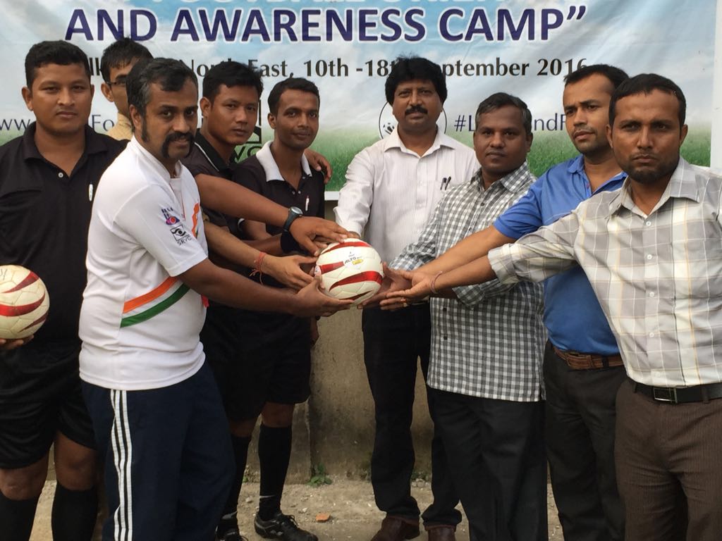 Blindfootball awareness camp at Guwahati, Assam