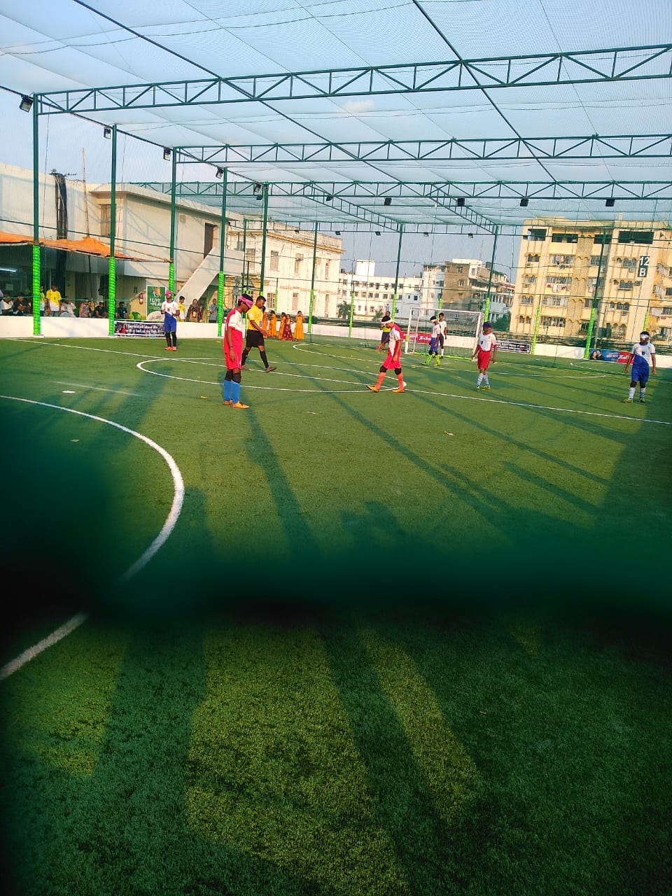photo of match during East Zone Blind Football Tournament, Kolkata