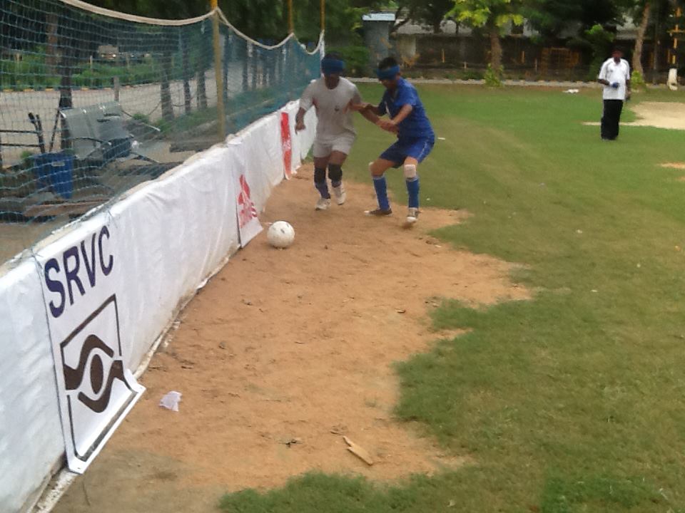 Football match photos 8th IBSA National Football Championships delhi