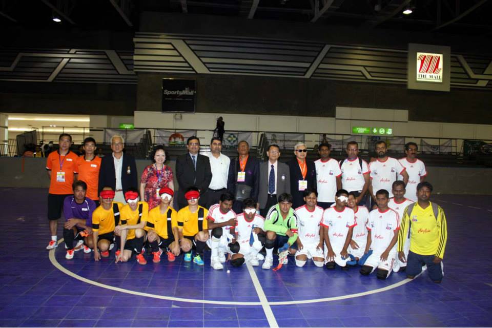 With the Hong Kong team