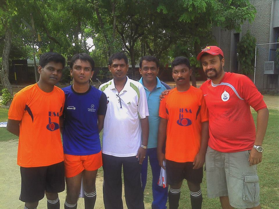 Team india preparing for 8th IBSA Blind Football Championships