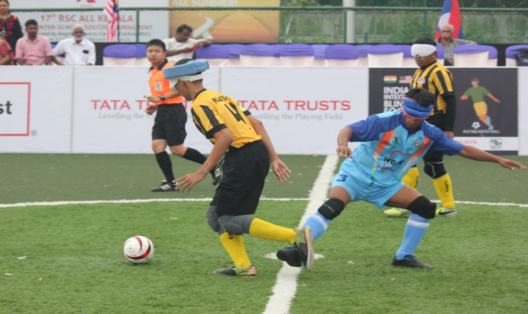 Indian player defence against malaysian player