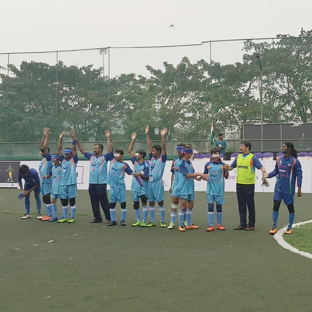 Indian team line up before india vs malaysia match