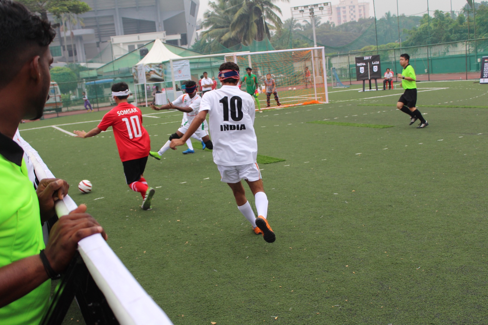 Photo during match between india and laos