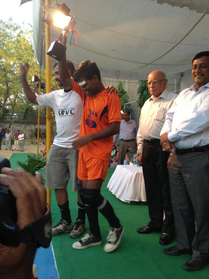 Renjith emerges the most emerging player of the tournament