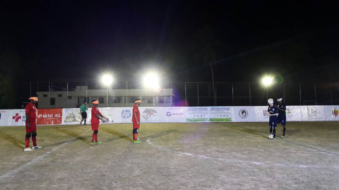 Player preparing for kick off