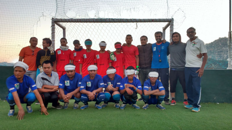 Teams and officials at Shillong