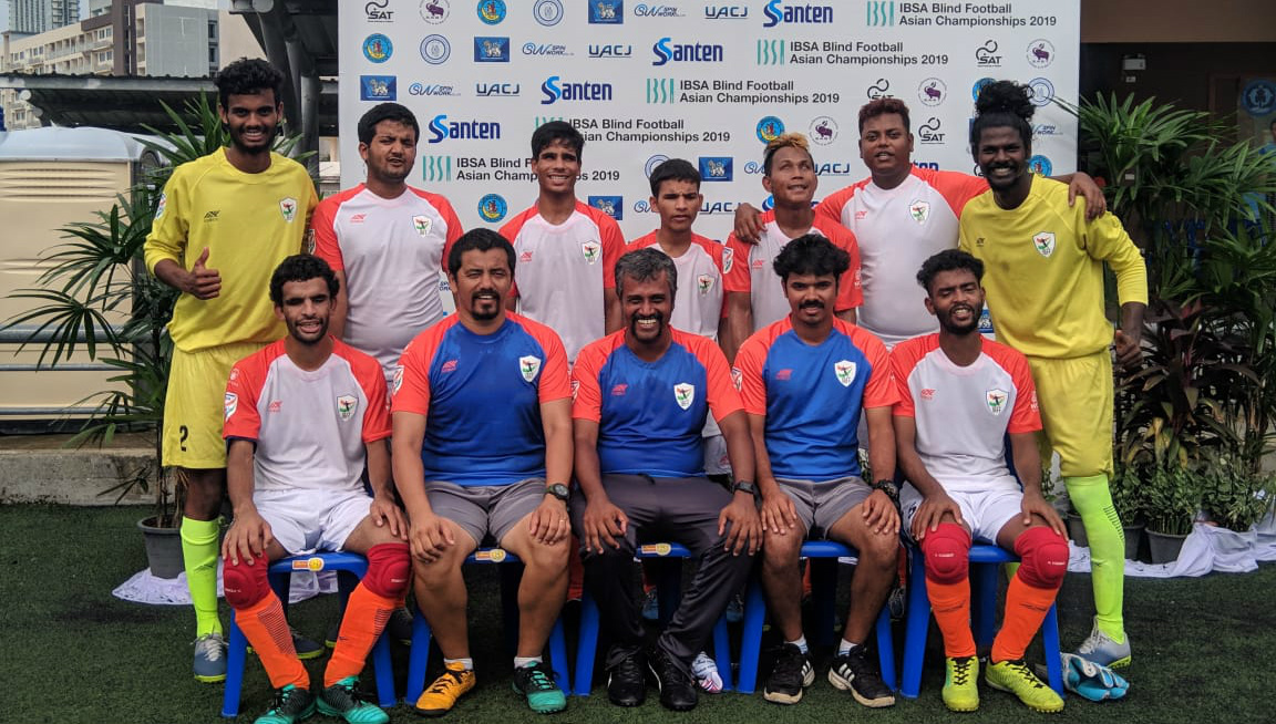 Indian Blind Football Team Secures 5th Place at the Asian Championships' 19 slide