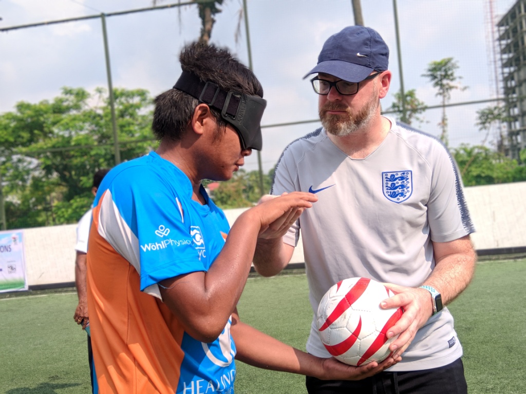 England FA Head Coaches training session in Feb'19 at Kochi slide