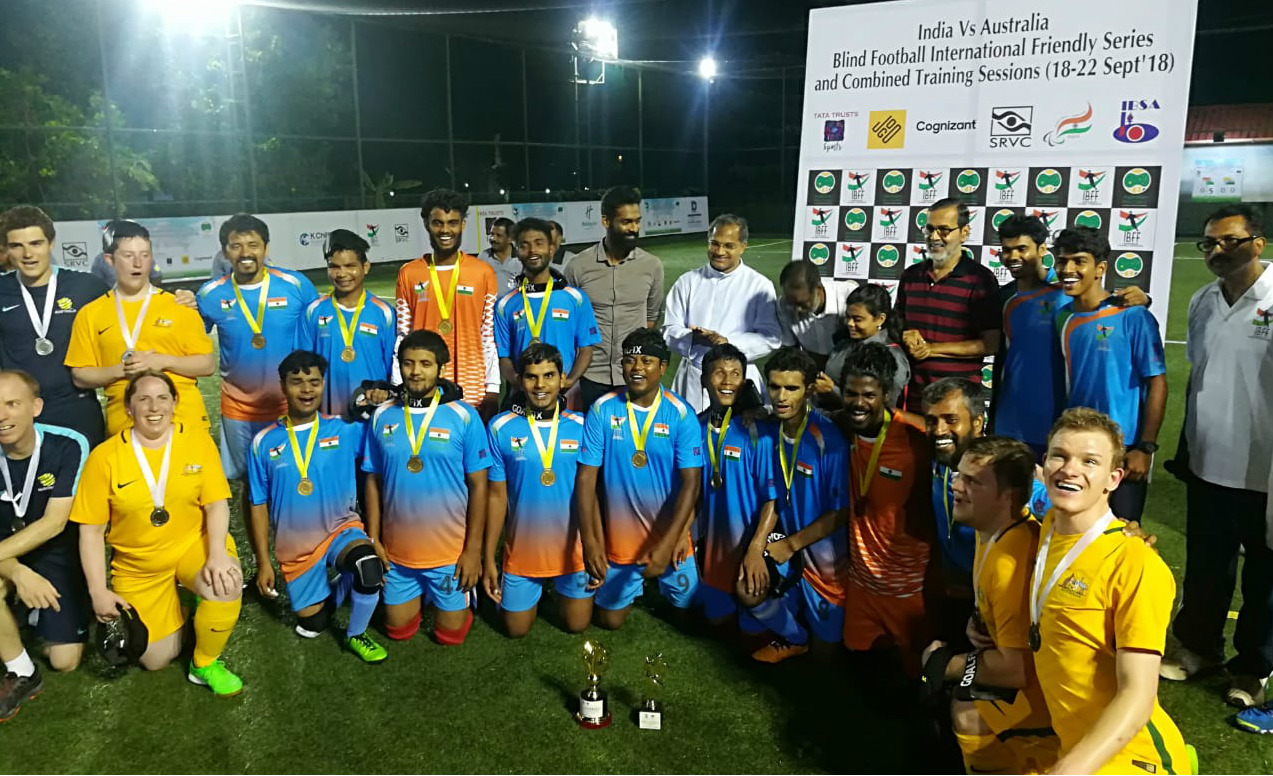 Indian Team winners of the Friendly Series against Australia - Sept 2018 slide