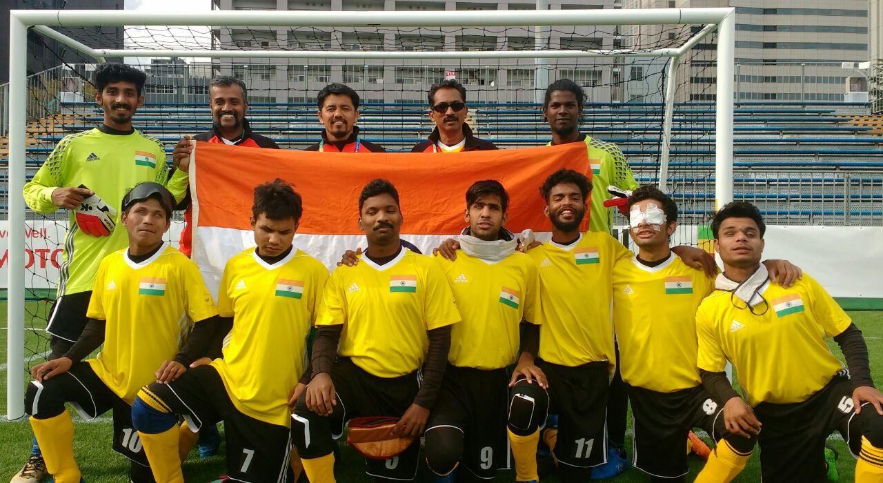 The Blue Dolphins - the Indian National Blind Football Team slide